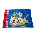 Vintage 90s Disney 101 Dalmatians Pillow Case Twin Fitted Sheet 20  X 26 