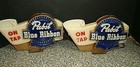 Pair Of Rare 1940 s Pabst Blue Ribbon On Tap Lighted Register Toppers