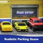 Display Case For Hot Wheels  1 64 Scale Matchbox Car Storage  Led Light Stack   