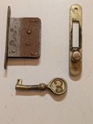 Edison C250 Diamond Disc Door Lock Assembly With Bent Key  Sold As Is