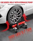 4 Pack Car Wheel Dolly 6000 Lbs Heavy Duty Hydraulic Vehicle Positioning Jacks