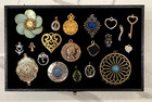 Vintage   Modern Charms Pendants Lot 20 Mixed Gold Silver Tone Jewelry