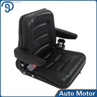 Tractor Forklift Seat Excavator Universal Adjustable Backrest Armrest Safty Belt