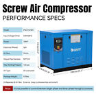 10 Hp Rotary Screw Air Compressor 125 Psi 230v 3-phase Tankless 35cfm