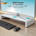 Monitor Stand Riser  Klearlook Foldable  Height Adjustable Computer Stand  Desk