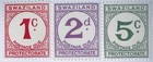 Travelstamps  1961 Swaziland Stamps Scott   J7-j9 Postage Due  Mint  Og  Nh  Mnh