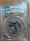 Pcgs Silver Proof Quarter Lot 1976-s Pr66dcam   2019-s Pr69dcam 2 Coin Set