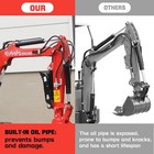 1 4 Ton New Mini Excavator  Canopy Hydrauic Thumb Kubota Diesel Rubber Track