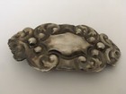 Vintage Metal Ornate Women Belt Silver Buckle Scrolls Floral Art Deco 5    2 5   