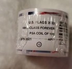 2022 Mint Mnh Us Flag Forever Stamps Scott 5654 -100 Count Roll