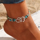Shell Ankle Bracelet Set For Women  Boho Bead Adjustable Anklet