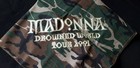 2001 Madonna Drowned World Tour Camouflage Bandana   Pin button