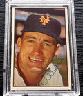 Al Alvin Dark Giants Autographed Signed 1953 Bowman Color Baseball Card  Psa Dna