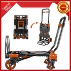 330lbs Folding Hand Truck Trolley Luggage Cart Dolly Heavy Duty Portable Travel