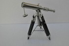  Vintage Brass Telescope Spy Head Handle Foldable Wooden Walking Stick Cane Gift