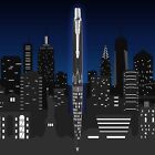 Parker Jotter Ballpoint Pen  Special Edition  Nyc Black Ct Medium Point Blue Ink