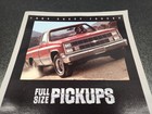 1984 Chevrolet Pickup Trucks Chevy Sales Dealer Brochure Catalog Uncirculated