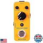 Mooer Compressor Pedal  Yellow Comp Mini Portable Compression With True Bypas