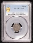 1795 P Half Dimes Flowing Hair Pcgs Vf-20