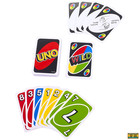 New Mattel Uno Classic Card Game W  Customizable Wild Cards Lot Of 2 Packs 42003