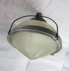 Vintage Holophane  dust Tight  Industrial Light Fixture Class Ii 3 4  Pipe Mount