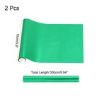 2 Pcs Toner Reactive Foil 5 9 x9 84ft For Hot Foil Pen Diy Craft green