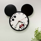 Disney Mickey   Minnie Shaped Wall Clock