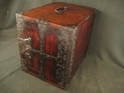 Antique Japanese Edo Era Dated 1648  Funadansu Ships Tansu Chest W  Base