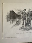 Vintage Vietnam Vets Memorial Hand Signed Don Cannavaro Print  14 X 11