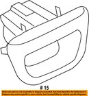Chrysler Oem 2017 Pacifica Lift Gate Gate Hardware-handle  Outside 5rp08nrvaa