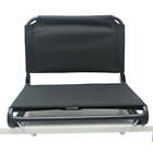 Ozark Trail Extra Wide Stadium Seat Chair With Hooks  Black  Weight  4 8 Lbs
