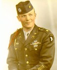 Band Of Brothers Dick Winters Signed 3x5 W color 8x10