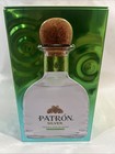 Patr  n Silver Tequila 750 Ml Rainwater Project Limited Edition Tin Box Becky G