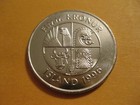 1992 Iceland Coin  5 Kronur   Dolphins  Uncirculated Beauty  Animal Coin Dolphin