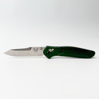 Benchmade 940 Osborne Satin Cpm-s30v Blade Green Aluminum Handle Pocket Knife