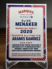 Elise Menaker Signed Autographed Chicago Cubs Marquee Baseball Card Auto