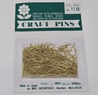 6 000 Pcs Gold 1 2  Flat Head Craft Pins Florist  Beading On Styrofoam  Ribbon