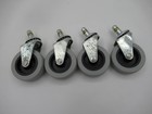 4 Rubbermaid 1859135 Casters For 7380  7380-20  Some Other Rubbermaid Mop Bucket