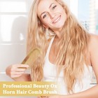 Professional Beauty Ox Horn Hair Comb Brush Spa Massage Salon J7j79383