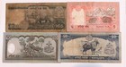 Nepal 4 Notes Lot - 5  10  50   100 Rupees - King Birendra