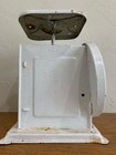 Vintage Hanson 30 Lb Capacity Nursery Scale White Aqua Blue