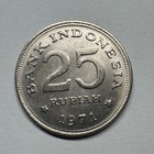 1971 Indonesia 25 Rupiah - Beautiful Coin -  b-067