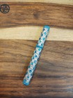         Silver   Blue Glitter Crystal Ballpoint Pen Blue Ink Office School Supplies 