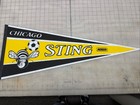      Chicago Sting Nasl Vintage Felt Pennant        Retro Soccer Collectible     