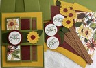 Stampin  Up  Card Kit Happy Birthday Sunflower Fields Dsp Autumn Fun Fold Fav 