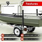 Jy Performance Boat Trailer Guide-ons 40 48 Adjustable 2pcs Rustproof