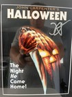 Halloween Movie Poster Signed Autographed By Director John Carpenter 