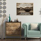 Vintage Football Inspirational Gift From God Talent Canvas Wall Art Poster
