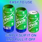 Silicone Soda Can Covers Hide A Beer Sleeve Beverage Wrap 12oz 355ml 10 Pack