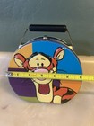 Vtg Disney Tigger Metal Lunchbox Tin Winnie The Pooh Bear Trinket Carry Case 